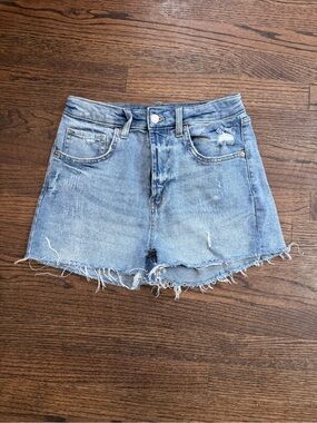 wild fable Light Blue Distressed Denim Cutoff Shorts